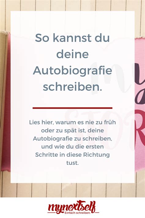 was bedeutet eine autobiographie.